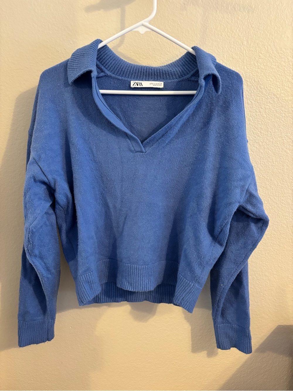 Zara Collared Knit Sweater